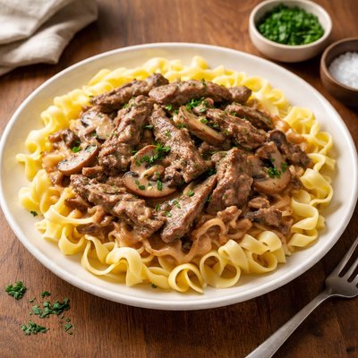 Beef strogonoff