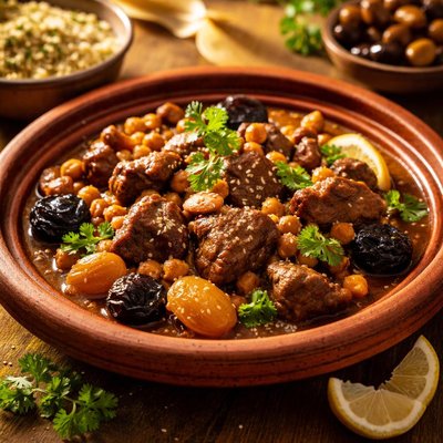 Beef tajine