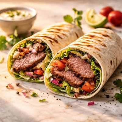 Beef tenderlion wrap