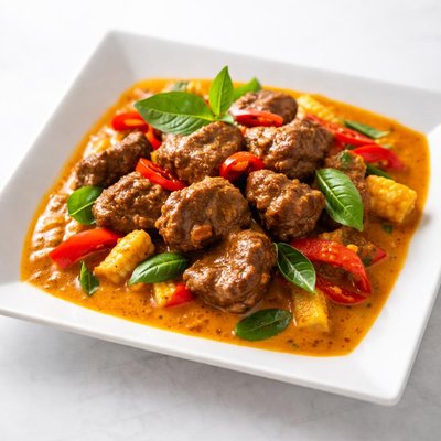 Beef thai curry