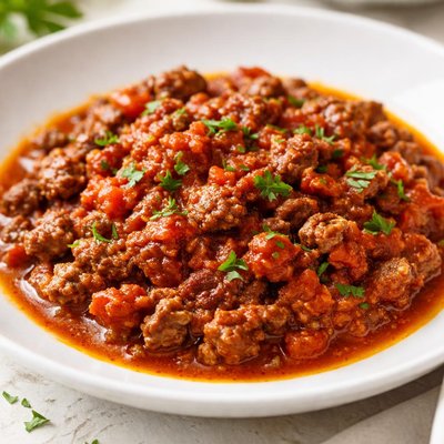 Beef tomato sauce