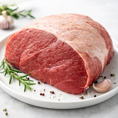 Beef topside raw
