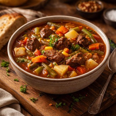 Beef vegtable soup