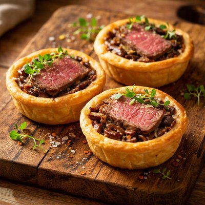 Beef wellington tartlet