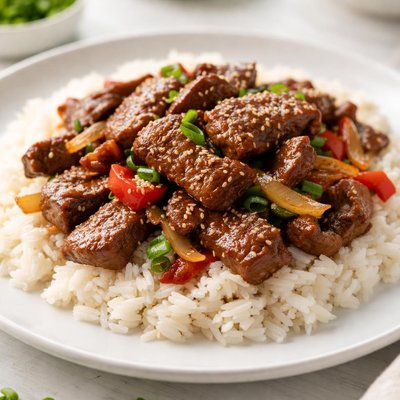Beef with rice
