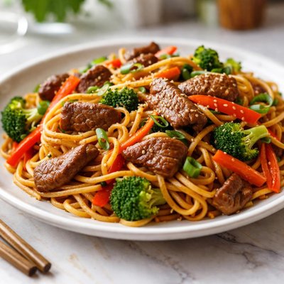 Beef yakisoba
