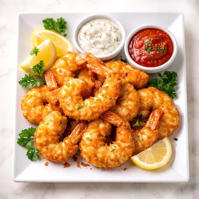 Beer battered shrimp