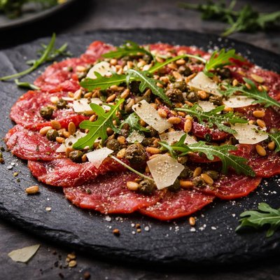 Beer carpaccio