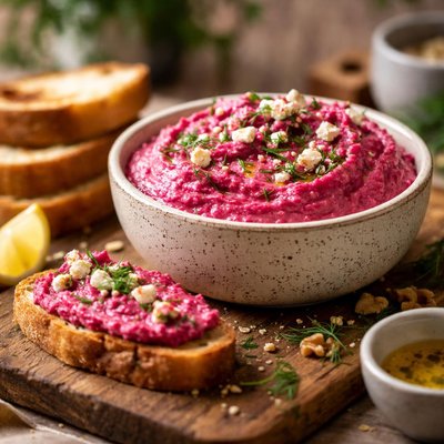 Beet-ricotta spread