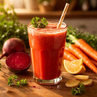 Beet carrot juice