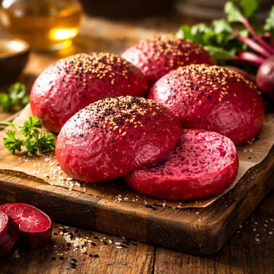 Beetroot bun