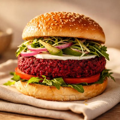 Beetroot burger