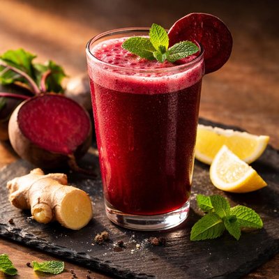Beetroot ginger juice