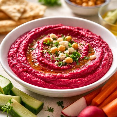 Beetroot hummus
