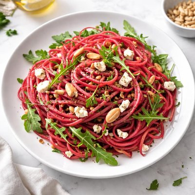 Beetroot noodles