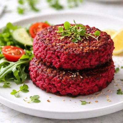 Beetroot patty