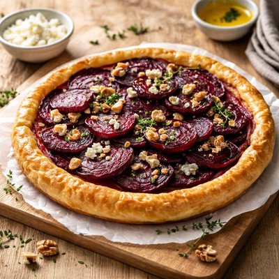 Beetroot tart