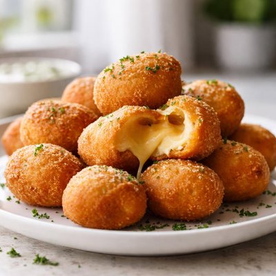 Beignet of cheddar cheese