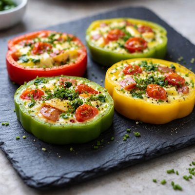 Bell pepper egg bites