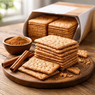 Benton gram crackers with real cinnamon