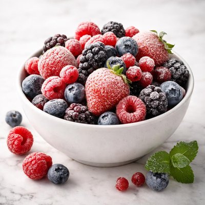 Berries frozen