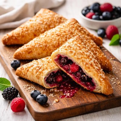 Berry-filled pastry