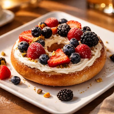 Berry bagel