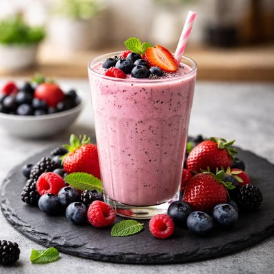 Berry delicious shake