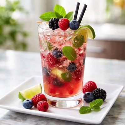 Berry mojito