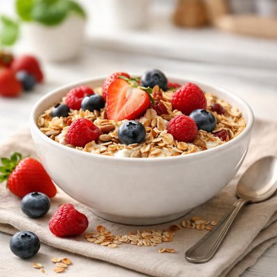 Berry muesli