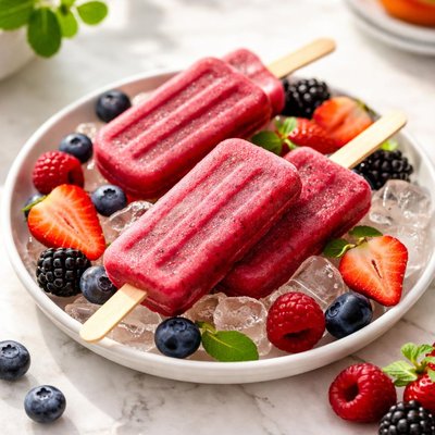 Berry popsicle