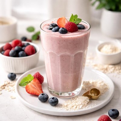 Berry protein shake