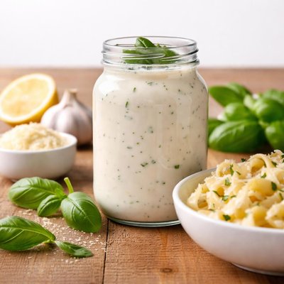 Bertollis basil alfrado sauce