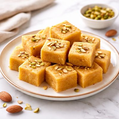 Besan burfi