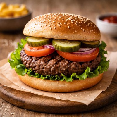 Beyond burger with bun