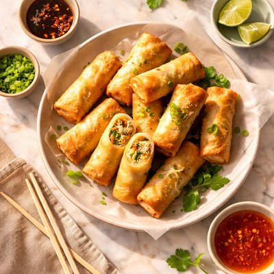 Bibigo spring rolls