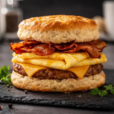 Big breakfast deluxe biscut