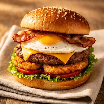 Big brekkie burger