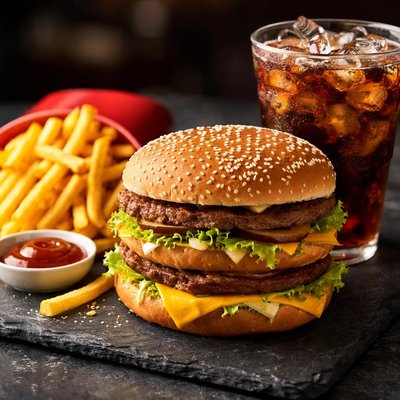 Big mac combo meal large