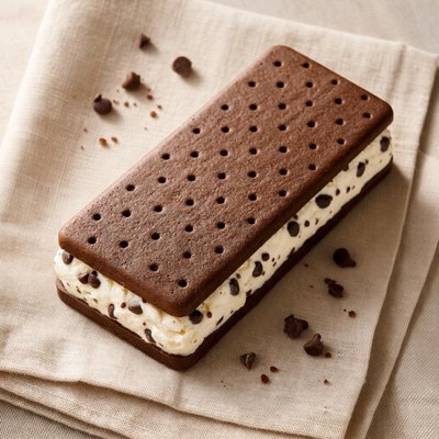 Big sandwich ice cream