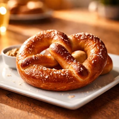 Big soft pretzel