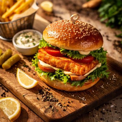 Bioburger crousti halloumi