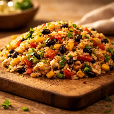 Birds eye southwest rice