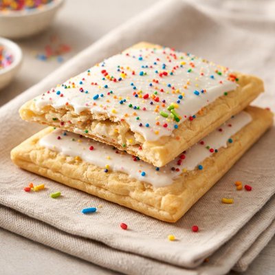 Birthday cake flavored pop tart