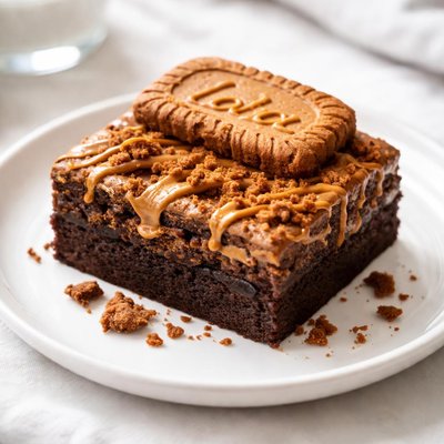 Biscoff brownie