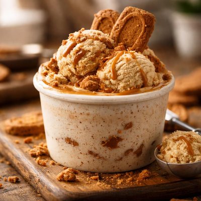Biscoff ice cream