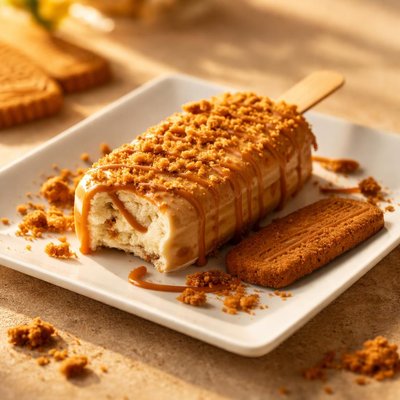 Biscoff ice cream bar