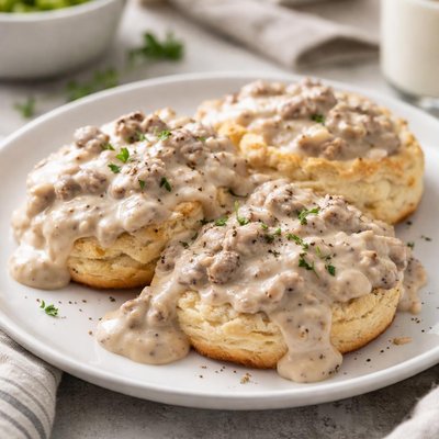 Biscuits and gravy