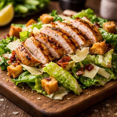 Bishop quigleys chicken caesar salad
