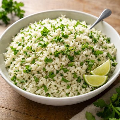 Bismati cilantro lime rice